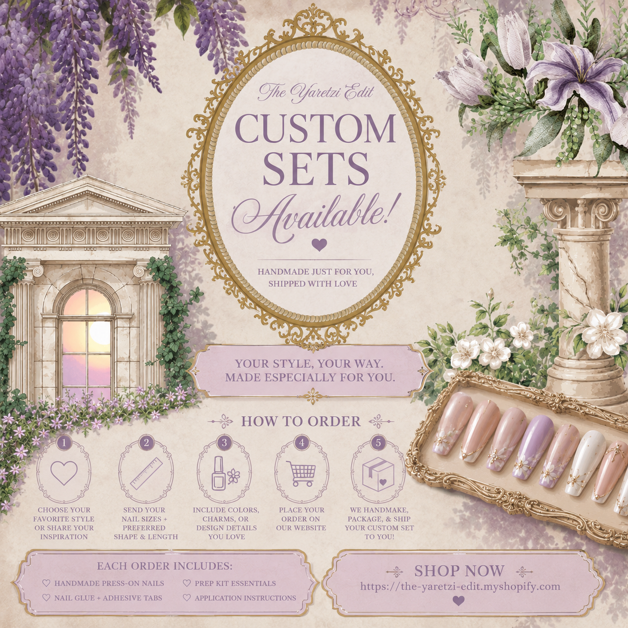 Custom Press-On Nail Set